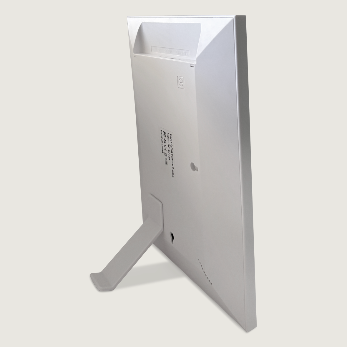 מסגרת קלאסית חכמה - לבן פסים